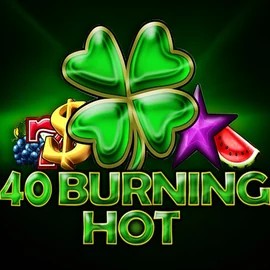 40 Burning Hot online game logo by Amusnet Interactive on lolospinn.com