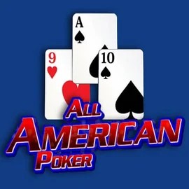 All American Poker slot visual from RTG (Reel Time Gaming) available on lolospinn.com