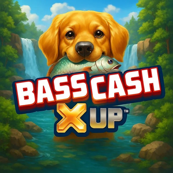 Bass Cash X UP logo by Alchemy Gaming Lolospin Casino