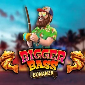 Bigger Bass Bonanza online game logo by Pragmatic Play on lolospinn.com