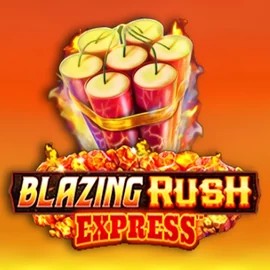 Blazing Rush Express online game logo by AreaVegas on lolospinn.com