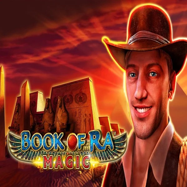 Book of Ra Magic online game logo by Greentube on lolospinn.com