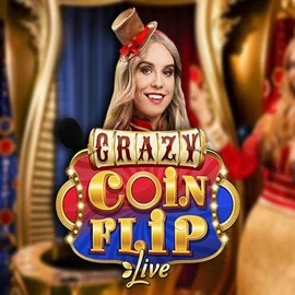 Crazy Coin Flip game by Evolution – logo hosted on Lolospin Casino