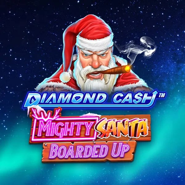Enjoy Diamond Cash Mighty Santa Boarded Up by Greentube – logo hosted on lolospinn.com