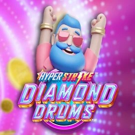 Hyper Strike Diamond Drums slot visual from Gameburger Studios available on lolospinn.com