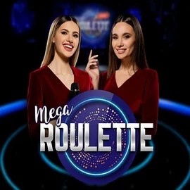 Mega Roulette logo by Pragmatic Play at Lolospin Casino
