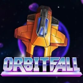 Orbitfall slot logo by ELK Studios at Lolospin Casino