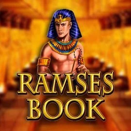 Ramses Book logo by Gamomat at Lolospin Casino