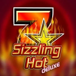 Sizzling Hot Deluxe logo by Novomatic at Lolospin Casino