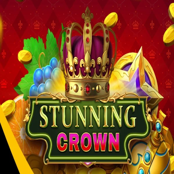 Stunning Crown slot logo by BF Games at Lolospin Casino