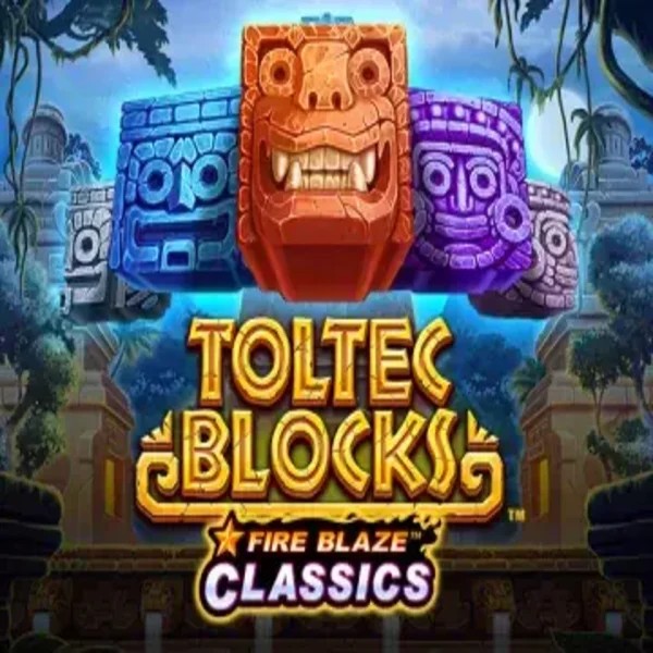 Fire Blaze: Toltec Blocks game by Rarestone Gaming – logo hosted on Lolospin Casino